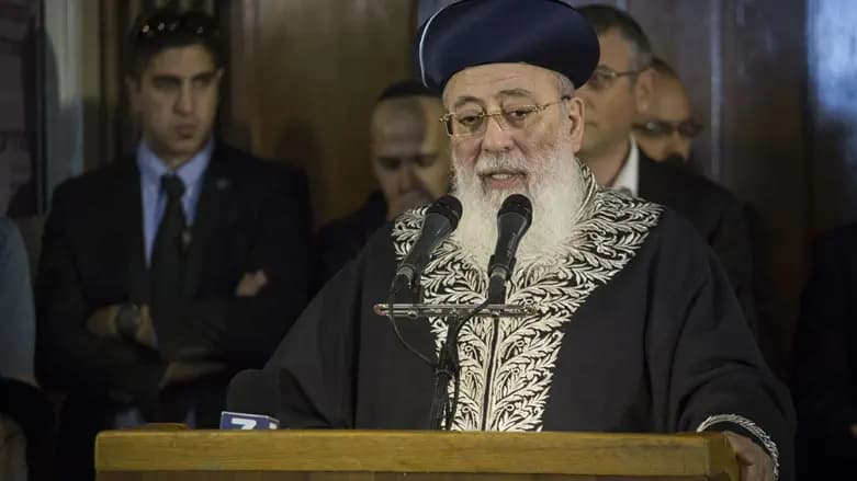 Rabbi Amar: 'We are already in the days of Moshiach'