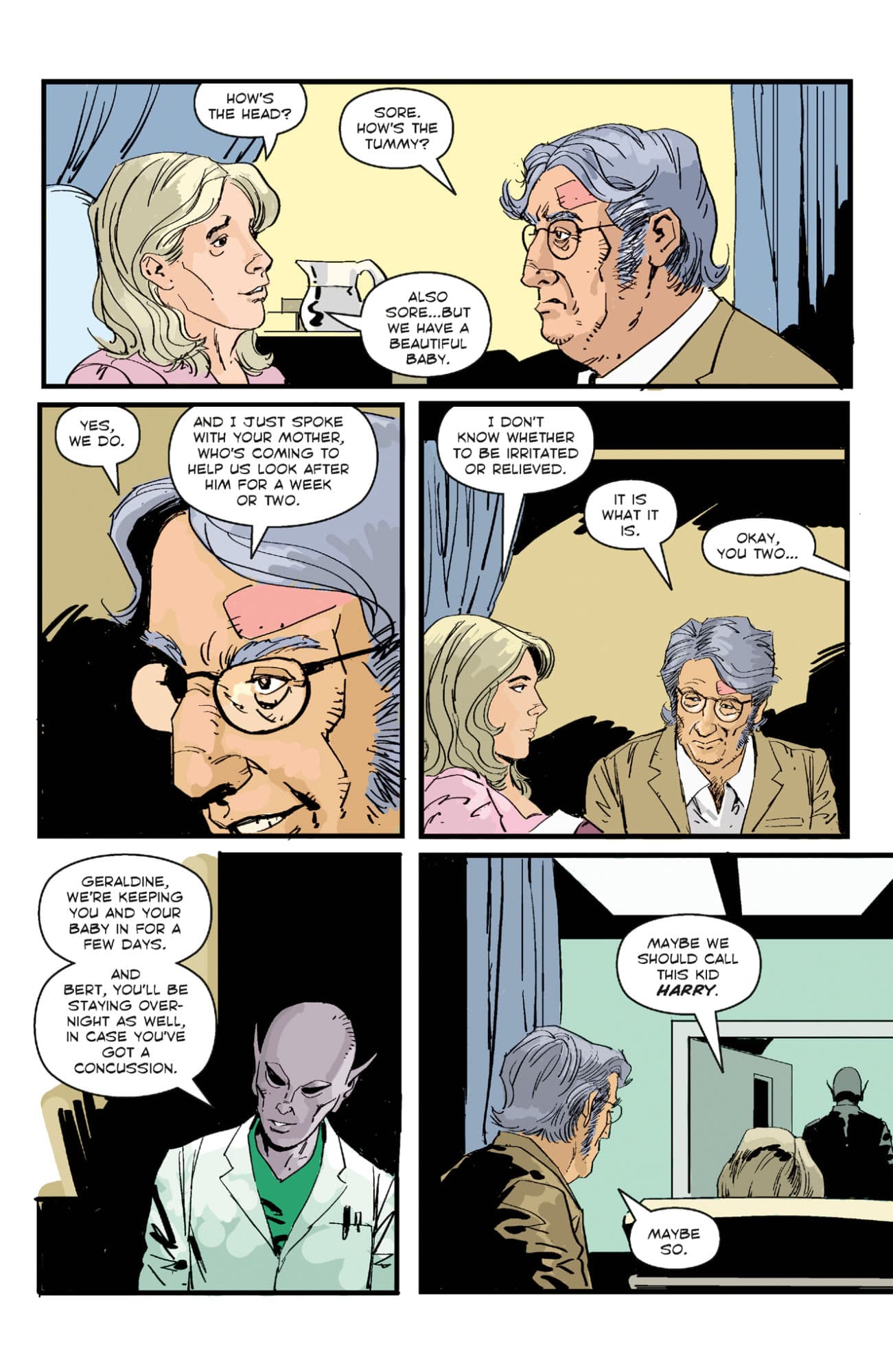 Resident Alien: The Book of Changes #4 Preview: Galactic Midwifery