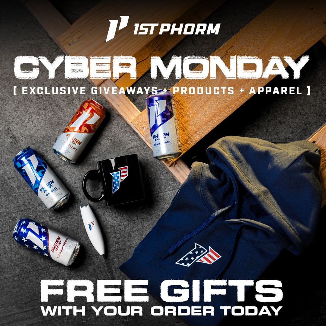 1st Phorm Cyber Monday Deals: Get Up To $230 Worth Of FREE GIFTS With Your Order!