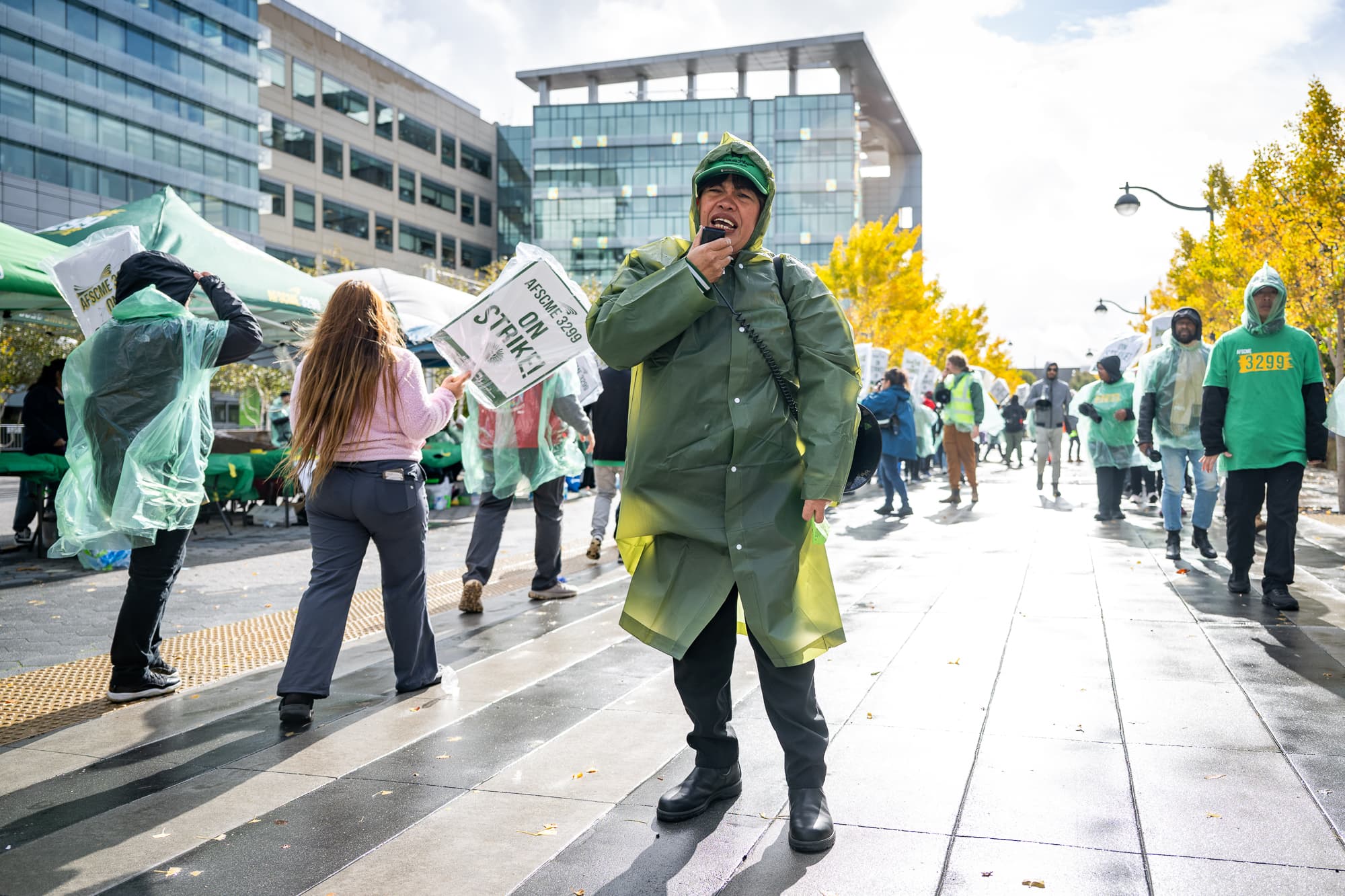 UC Service Workers Strike, Saying Wages Aren’t Enough to Afford Cost of Living