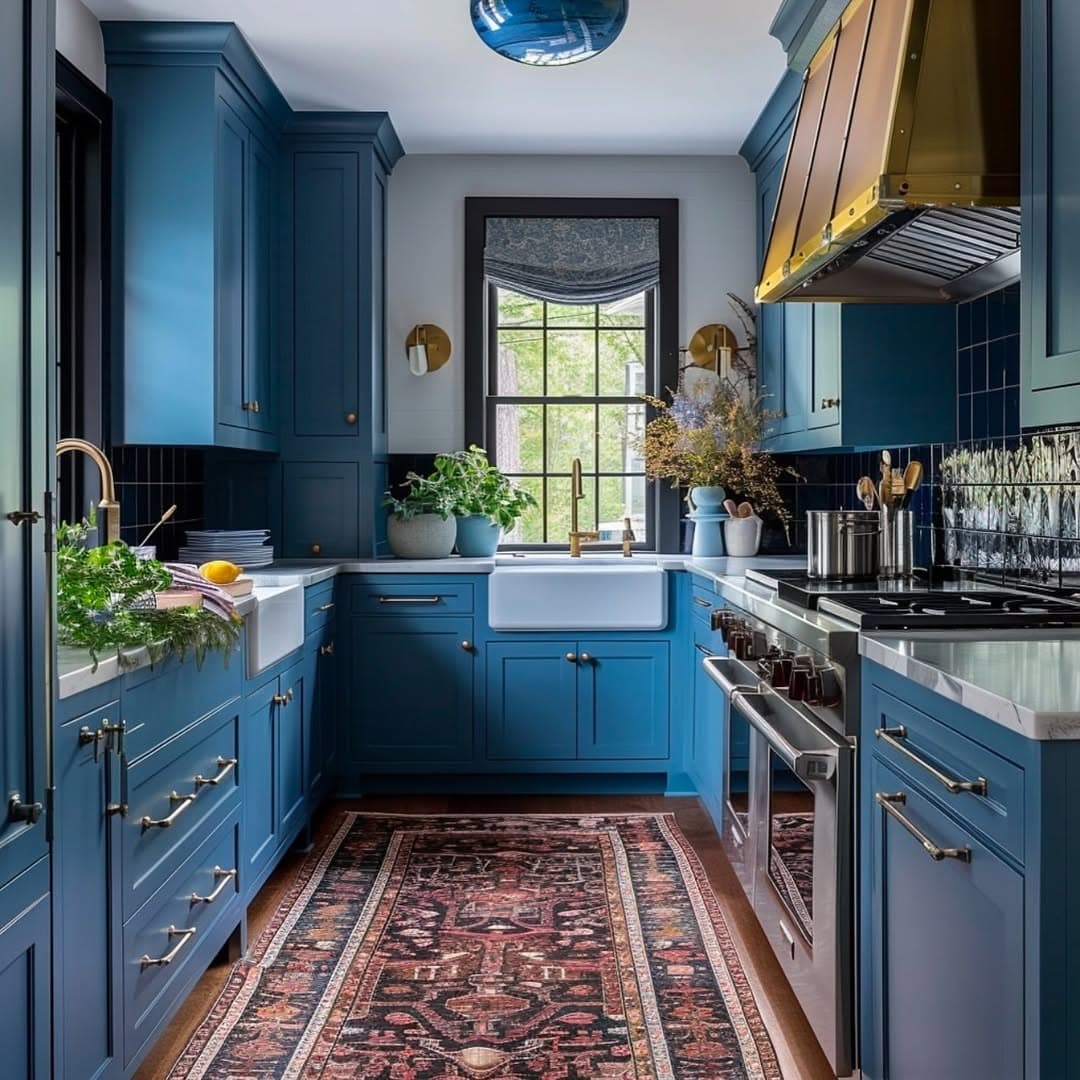 28 Blue Kitchen Ideas That Show Why Blue Might Be Easier to Style Than Black or White