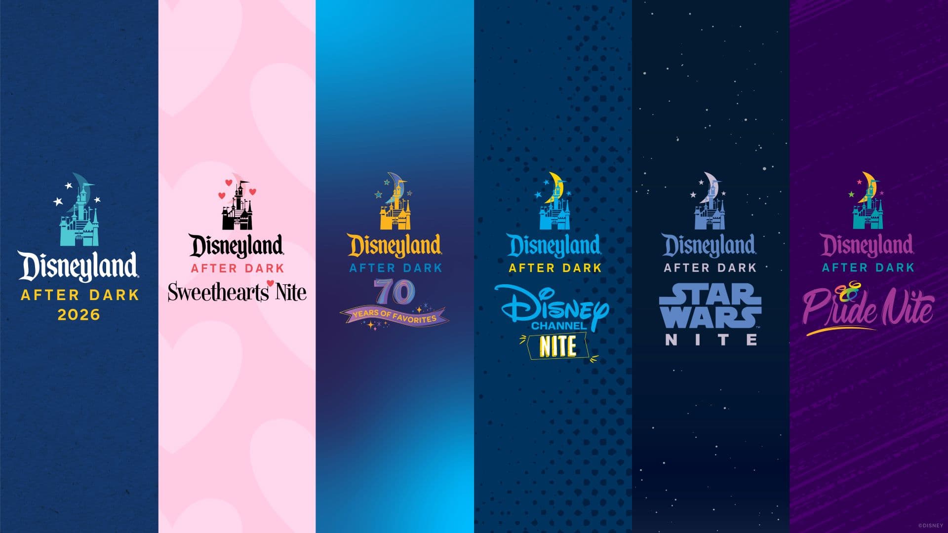 Dates and Details for 2026 Disneyland After Dark Events
