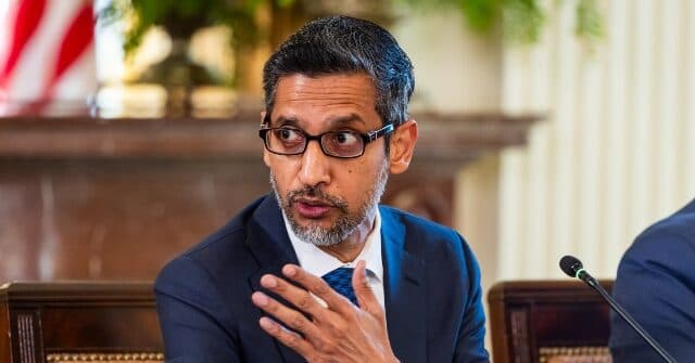 Google CEO Sundar Pichai Calls for National AI Regulations Overriding States to 'Compete with China'
