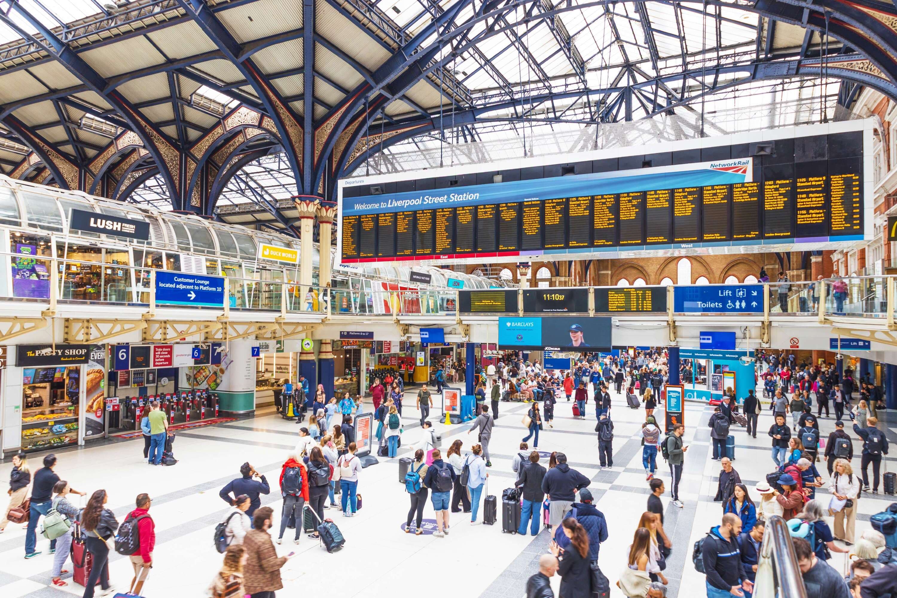 It’s official: the busiest train station in Britain is in London
