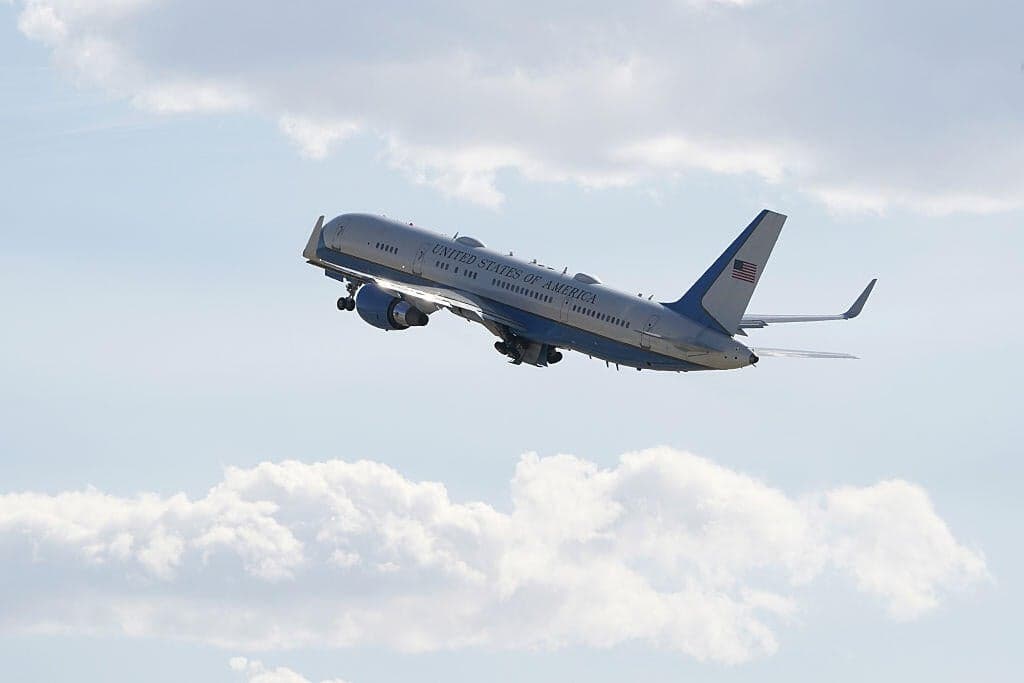 Charlie Kirk's body flown on Air Force Two to Arizona