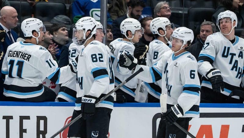 Logan Cooley leaves with injury in Mammoth’s 4-1 win over Canucks