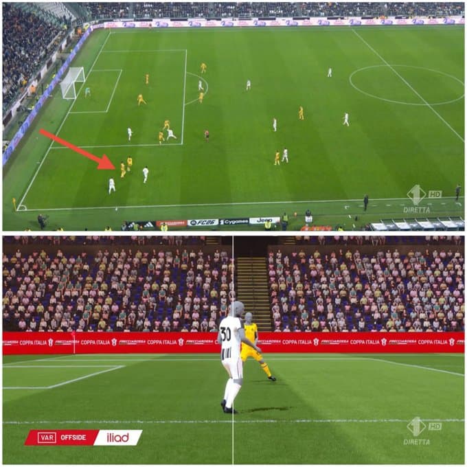 Was David’s goal valid? Offside line drawn on the wrong player‼️