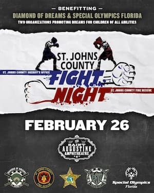 St. Augustine Amphitheatre to host St. Johns County Fight Night in February 2026