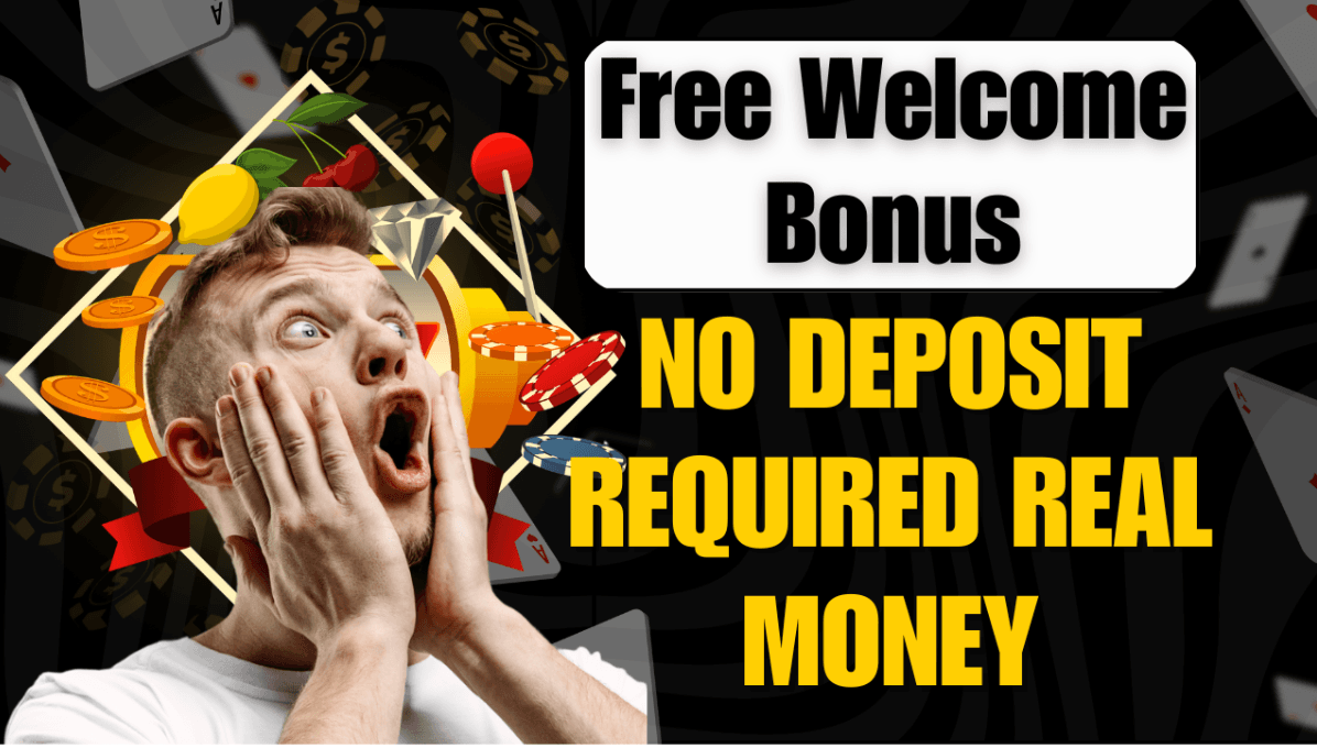 Free Welcome Bonus No Deposit Required Real Money Online Casino By Cafe Casino
