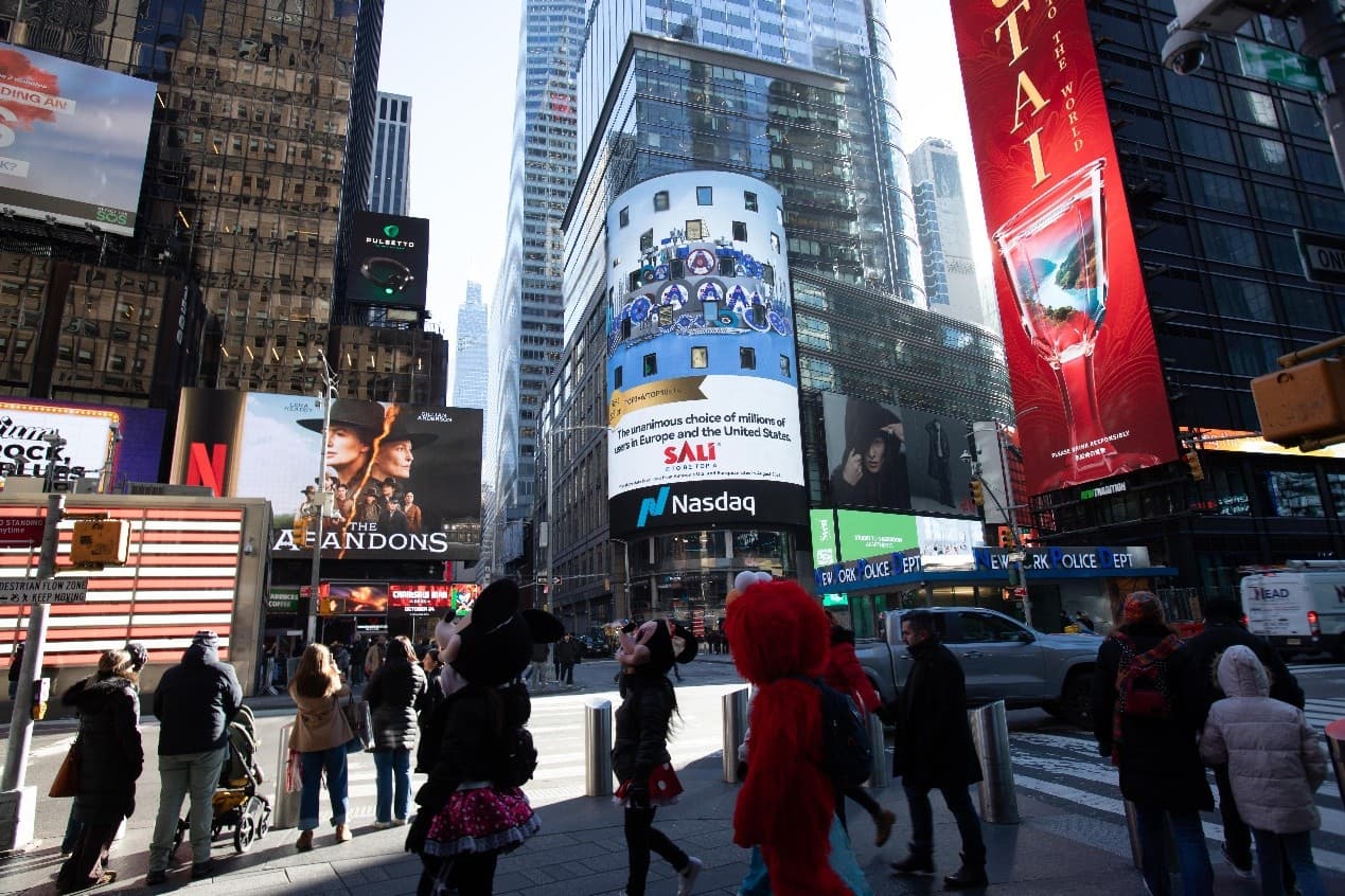 SALI Showcases Global Ambition with Times Square Billboard Campaign, Marking a New Milestone in Its Journey Toward a Global Power Tool Accessories Empire