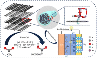 A powerful three-dimensional C–F–Bi cathode for Zn–CO2 batteries