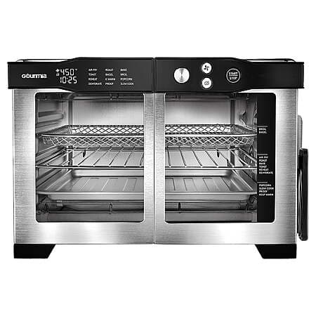 Walmart+ Members: Gourmia French Door 6-Slice Digital Toaster Oven Air Fryer w/ Integrated Temperature Probe (3 Colors) $57 + Free Shipping