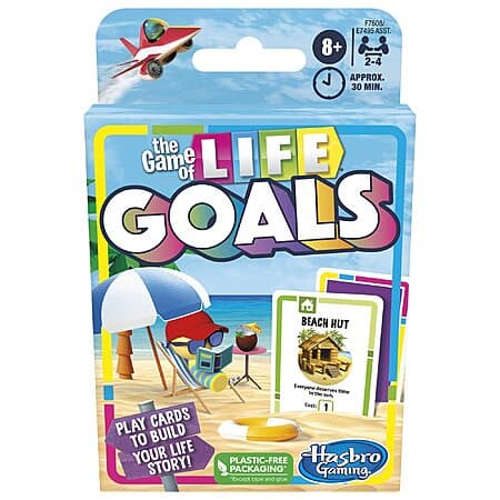 The Game of Life Goals Card & Quick-Playing Family Game $3.65