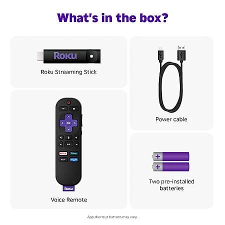 Roku Streaming Stick HD 2025 â HD Streaming Device for TV with Roku Voice Remote, Free & Live TV $19.99 (2 replies)