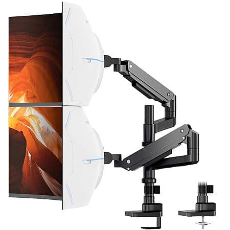 PUTORSEN Dual Monitor Arm Ultrawide Screens up to 44lbs (17-49", Vesa 75-100) $68.40 + Free Shipping
