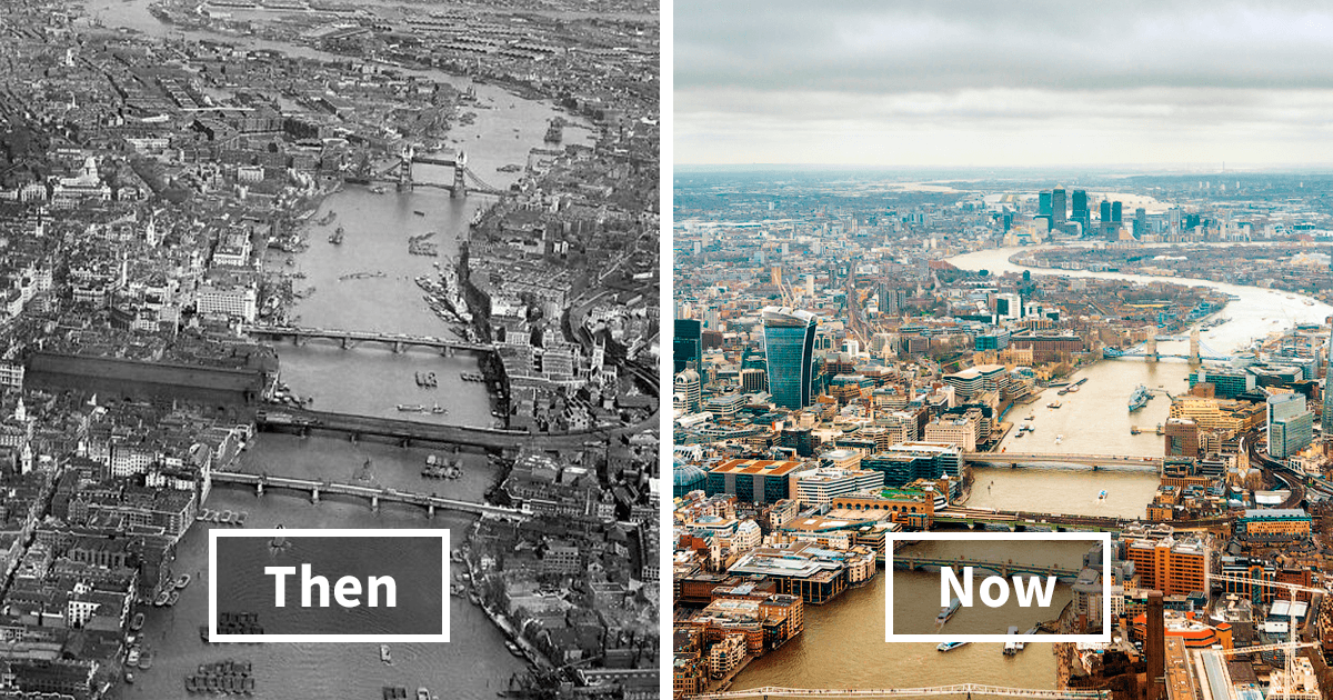20 Before-And-After City Photos That Reveal Just How Much The World Has Changed