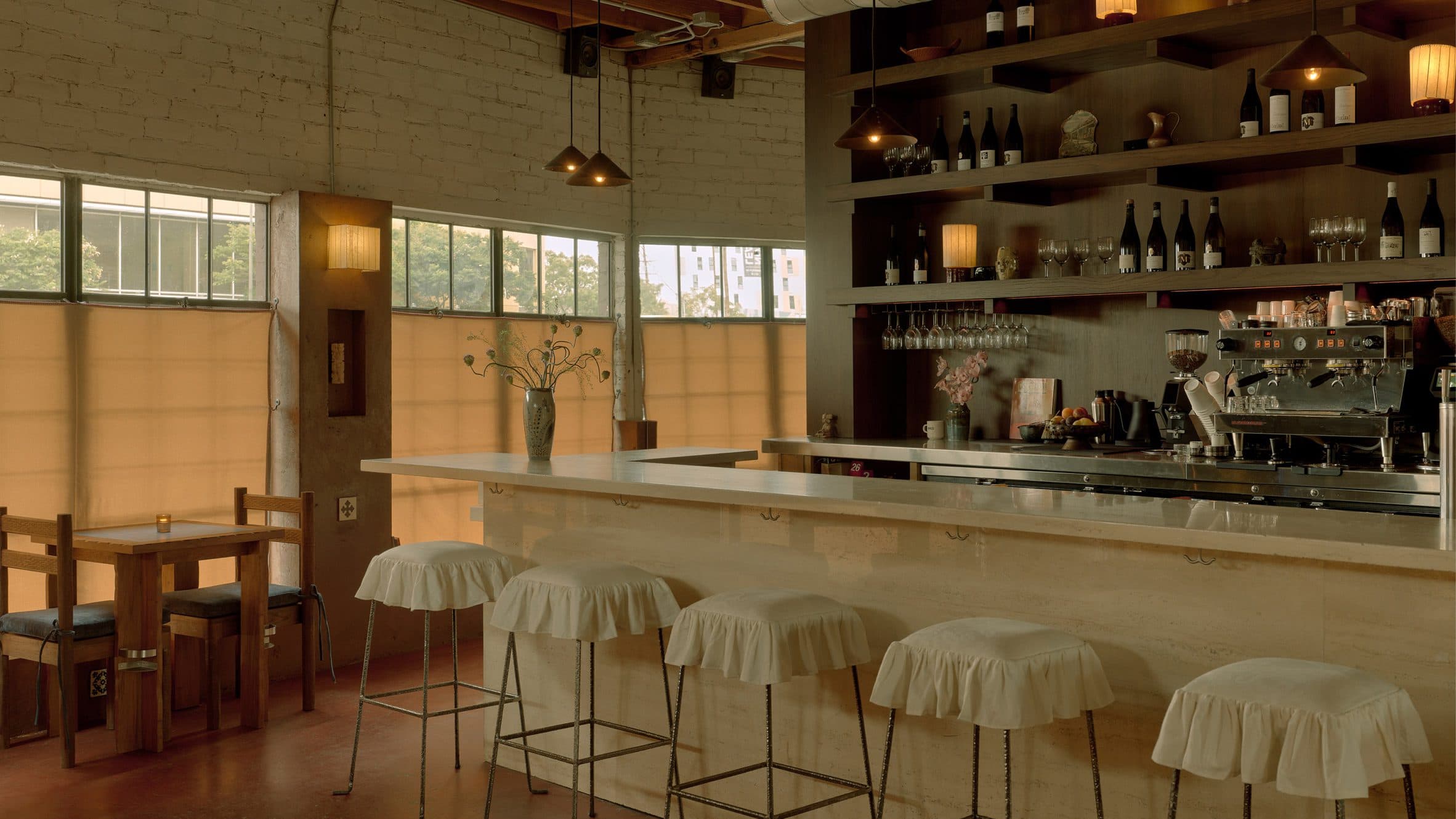 Cafe Tondo designed to "fill the void" of social spaces in Los Angeles