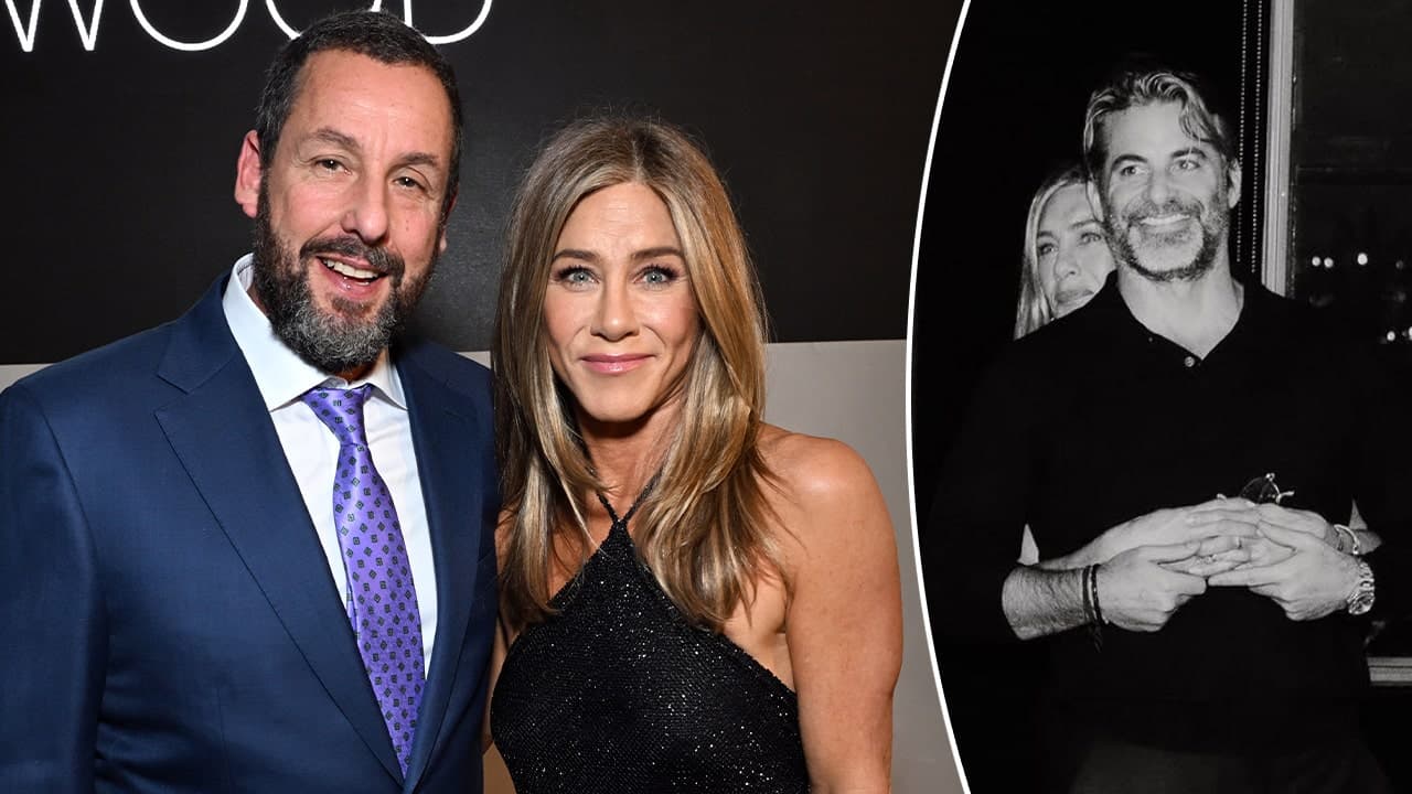 Adam Sandler gives Jennifer Aniston’s new romance his public blessing at Hollywood event