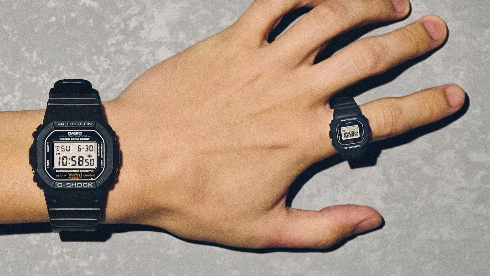 Casio G-SHOCK Nano DWN5600 Ring Watch