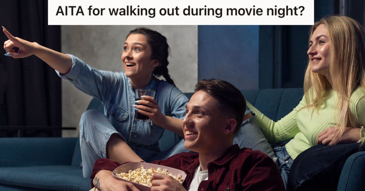 Young Lady Felt Ignored By Her Siblings Because They Never Watched The Movie She Wanted To Watch, So She Walked Out On Movie Night