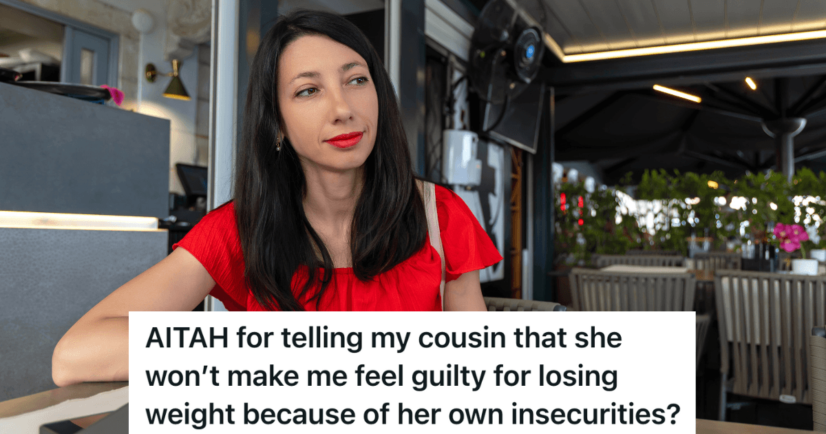 Woman Loses 75 Pounds In 6 Months, But When Her Cousin Criticizes Her And Accuses Her Of Being Lazy, She Defends Herself