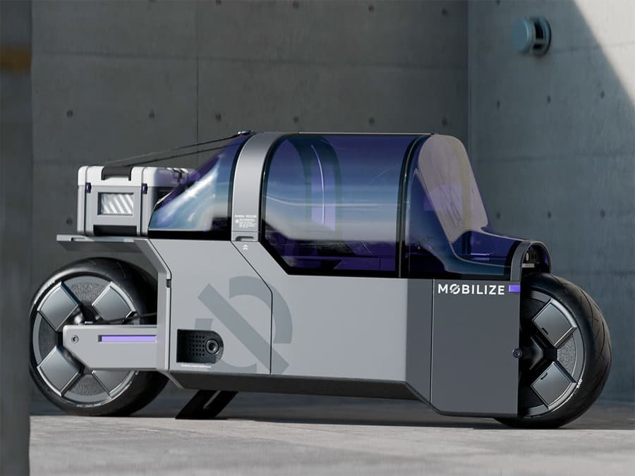 Futuristic Pod Bike Shaping Tomorrow’s Urban Mobility