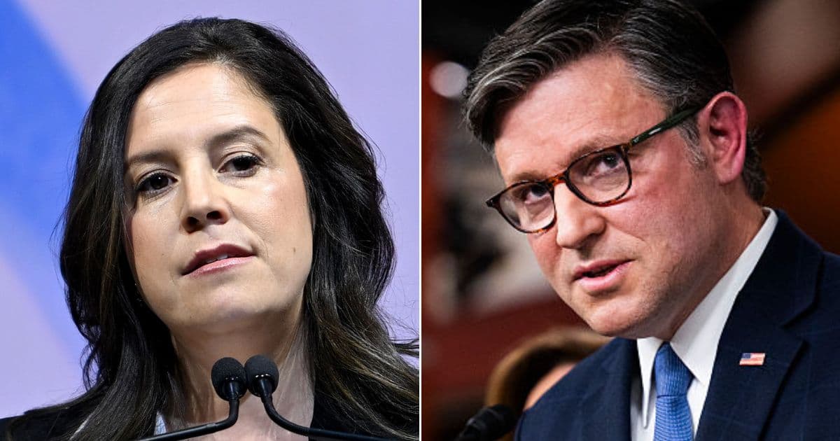 GOP Rep. Elise Stefanik Says She Caught Mike Johnson Telling 'Lies' and Secretly 'Siding with Jamie Raskin'