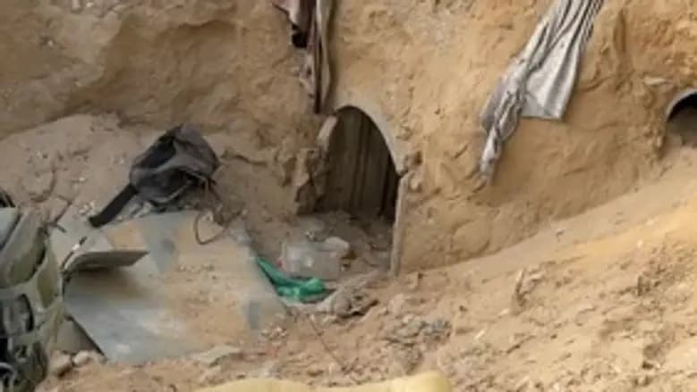 Watch: IDF forces return to tunnel where Hadar Goldin was held