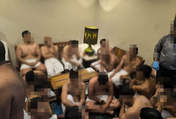 Caught with their pants down: Prosecutor, surgeon among 201 detained at 'men only' vice raid