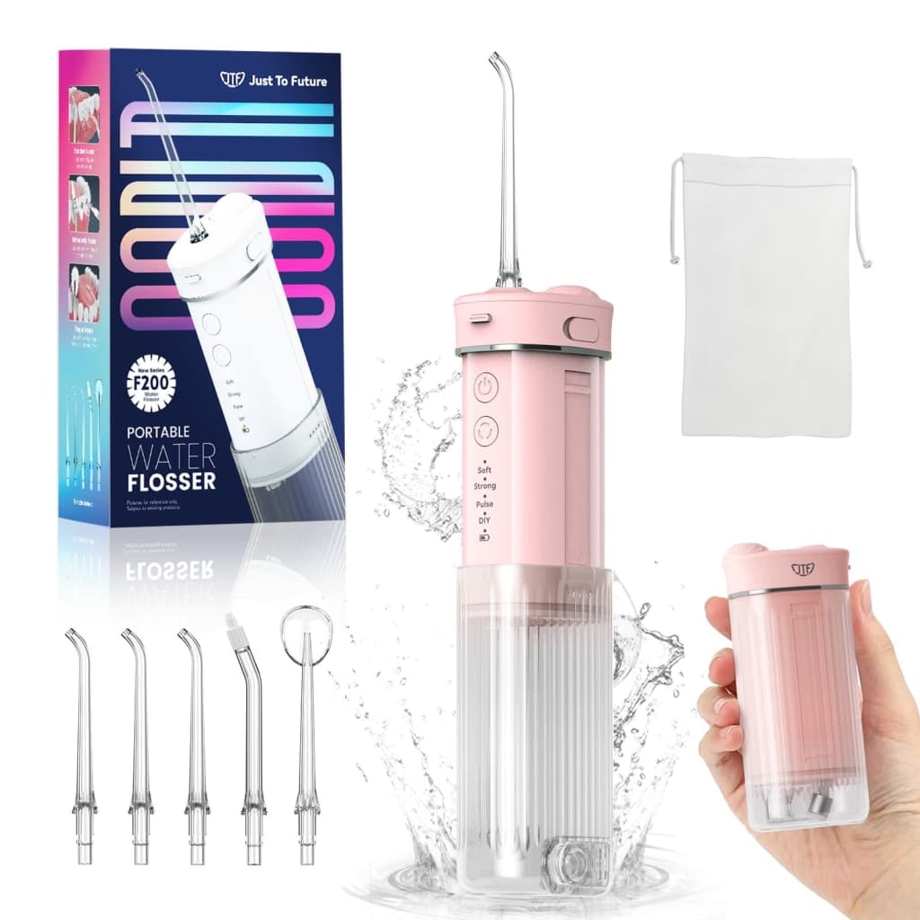 JTF 230ml Rechargeable Mini Cordless Water Flosser for $13 + free shipping w/ $35