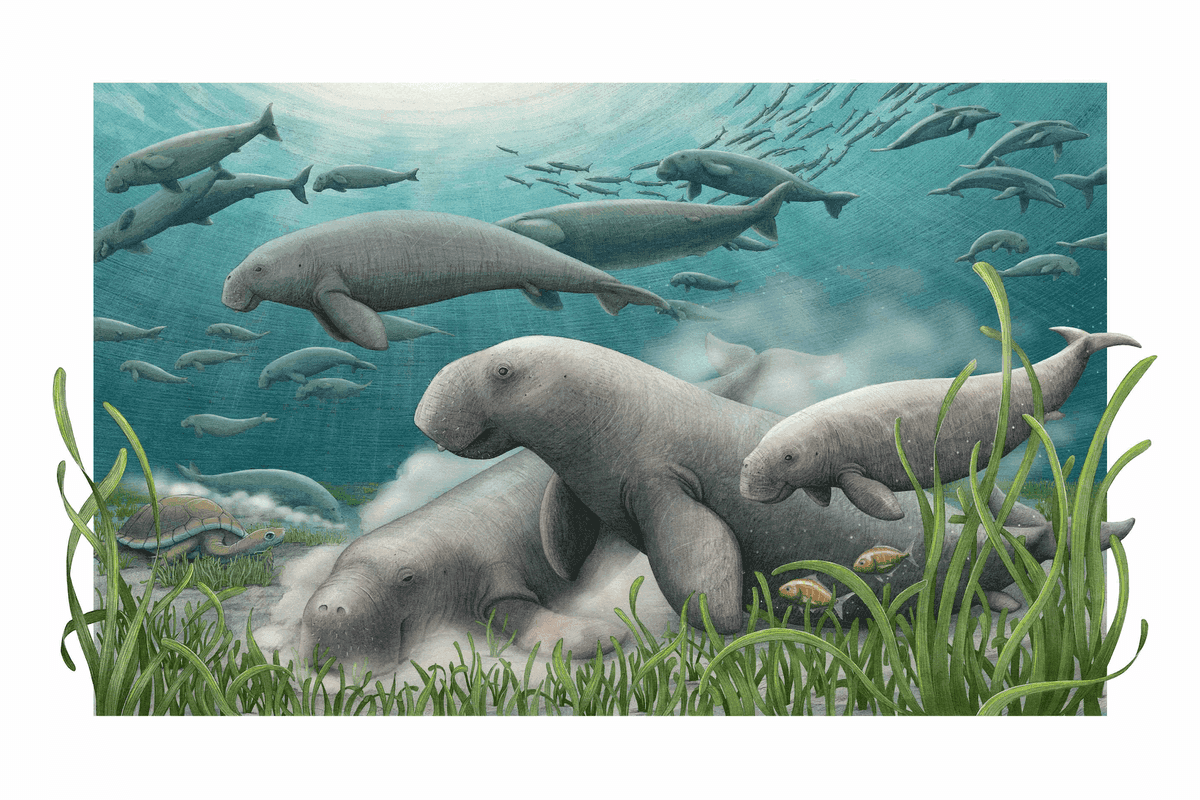 As an Ancient Cow Species Foraged For Seagrass, it Shaped Its Surroundings Around 21 Million Years Ago