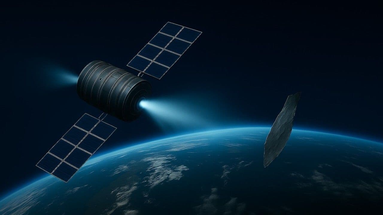 Could we blast space debris out of harm's way with ion beams?