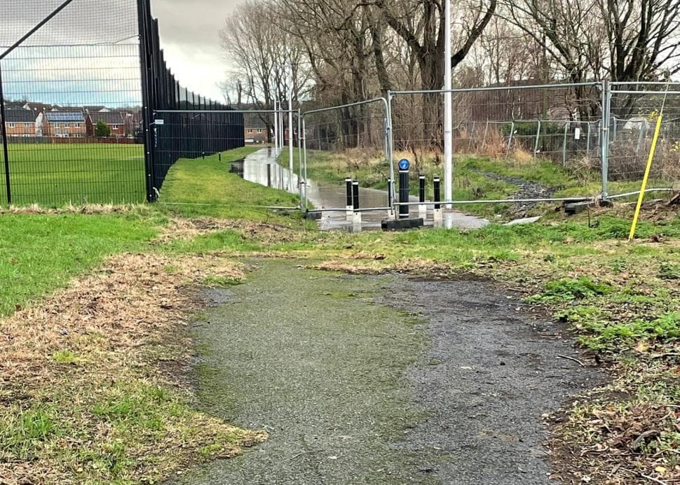 “The path to nowhere”: Ministry of Defence accused of “pettiness” for blocking completion of new cycling and walking route to school – and threatening to fence off 15-metre section if children use it in “nonsensical” row