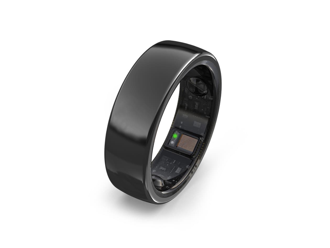 aaboRing Smart Health Ring (Black/Size 7) for $199