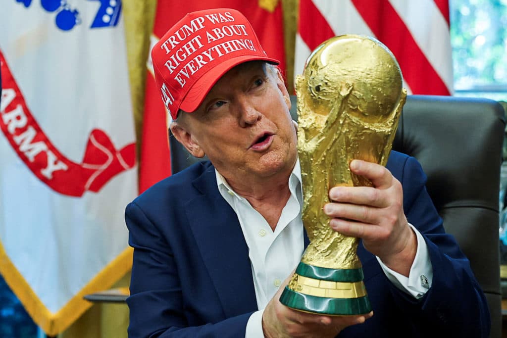 Trump’s immigration message collides with his welcome to World Cup fans
