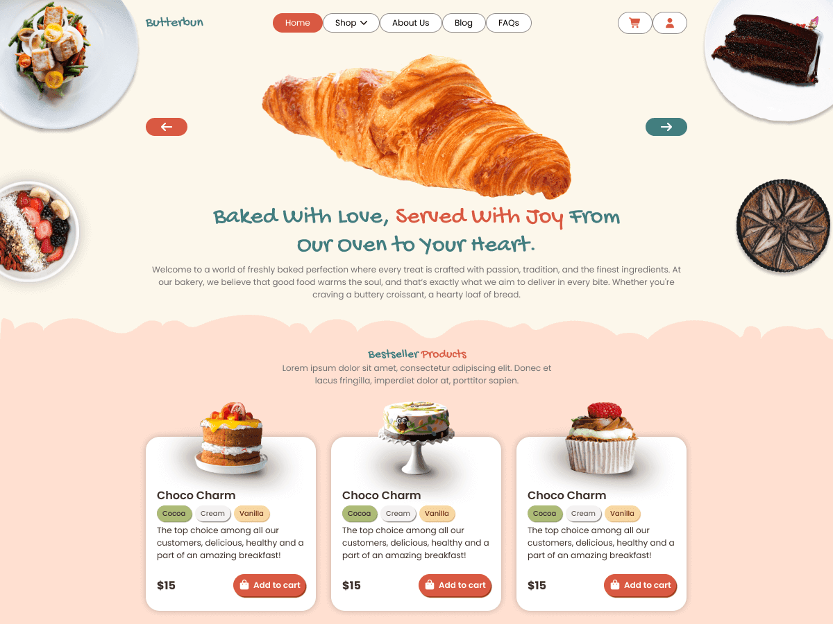 Bakery Patisserie Shop