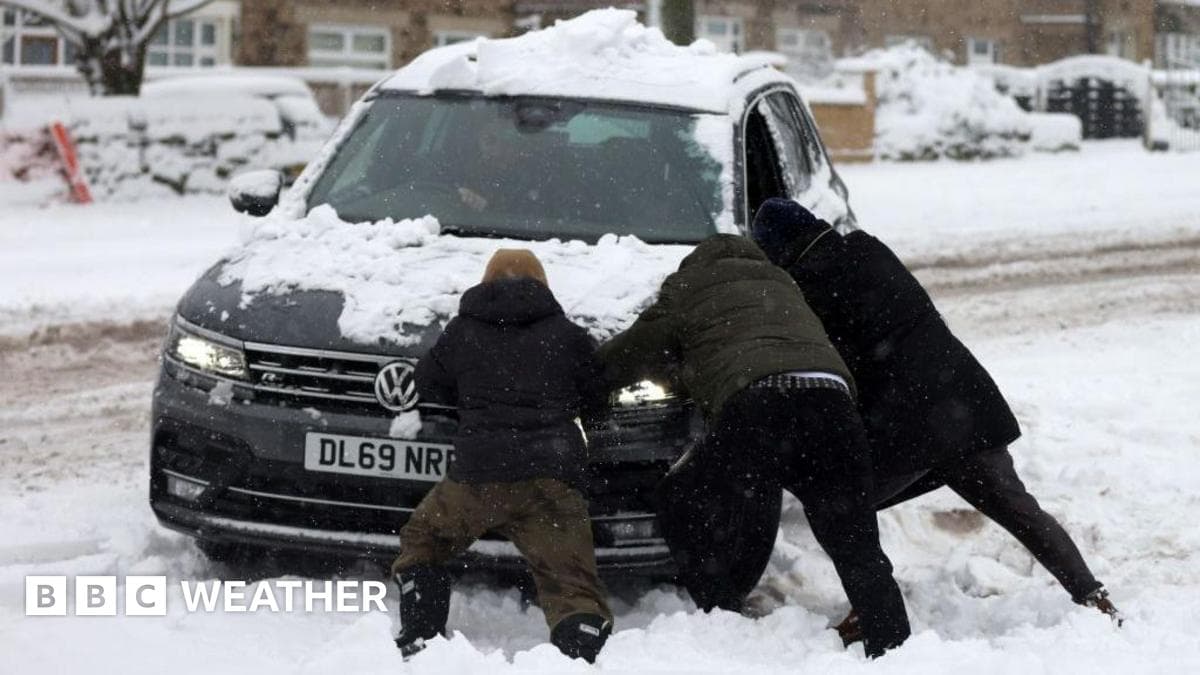 Travel disruption likely as snow and ice warnings hit