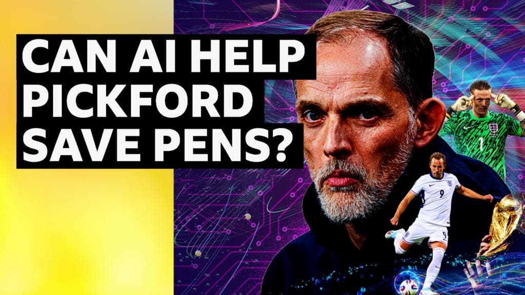 How England use artificial intelligence to help with penalties