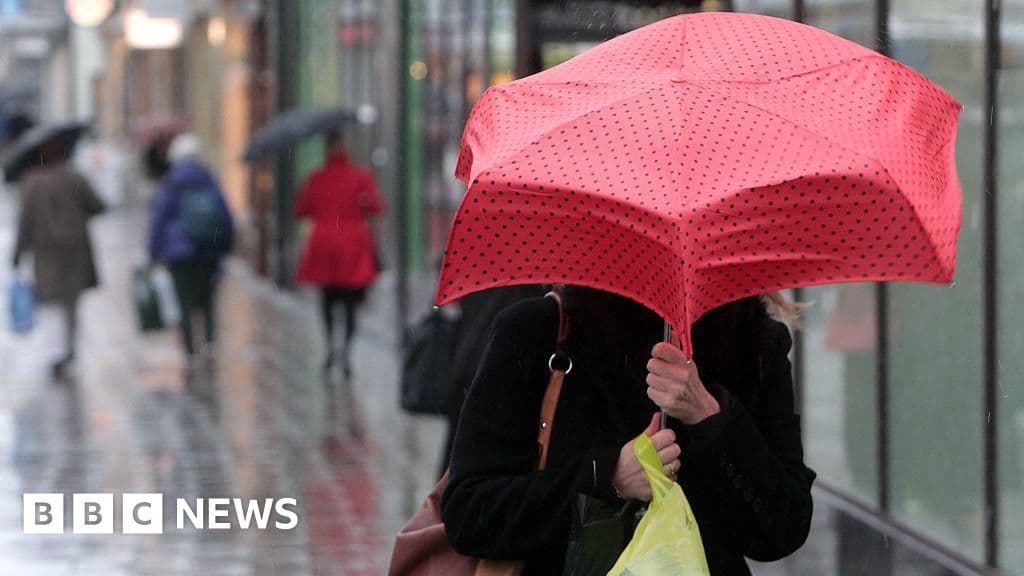 Met Office issues weather warning for rain