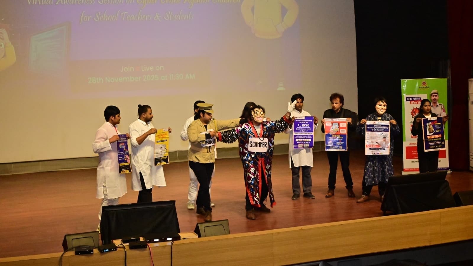 Cyber Samvad 2.0: Delhi Police conducts cybercrime awareness session, connects with lakhs of students