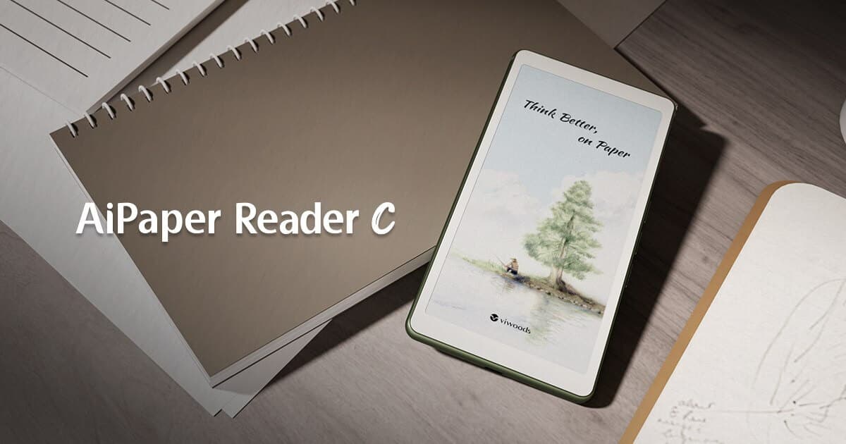 Viwoods announces AI Reader C – A color e-reader