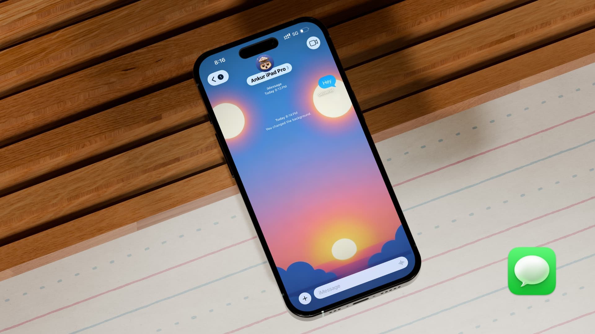 Can’t get the iMessage background to change in iOS 26? Here’s the fix