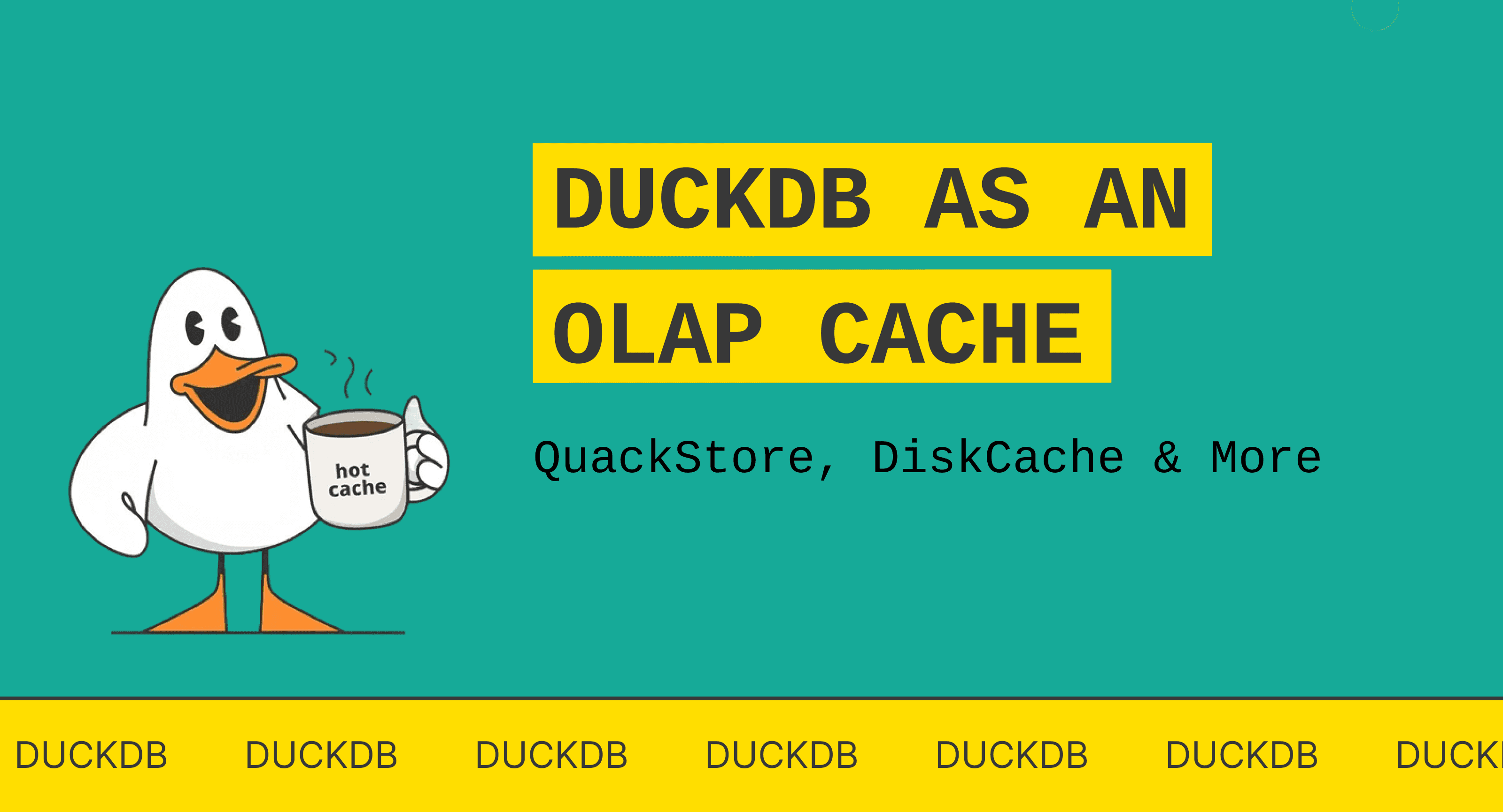 Simplicity of a Database, but the Speed of a Cache: OLAP Caches for DuckDB - MotherDuck Blog