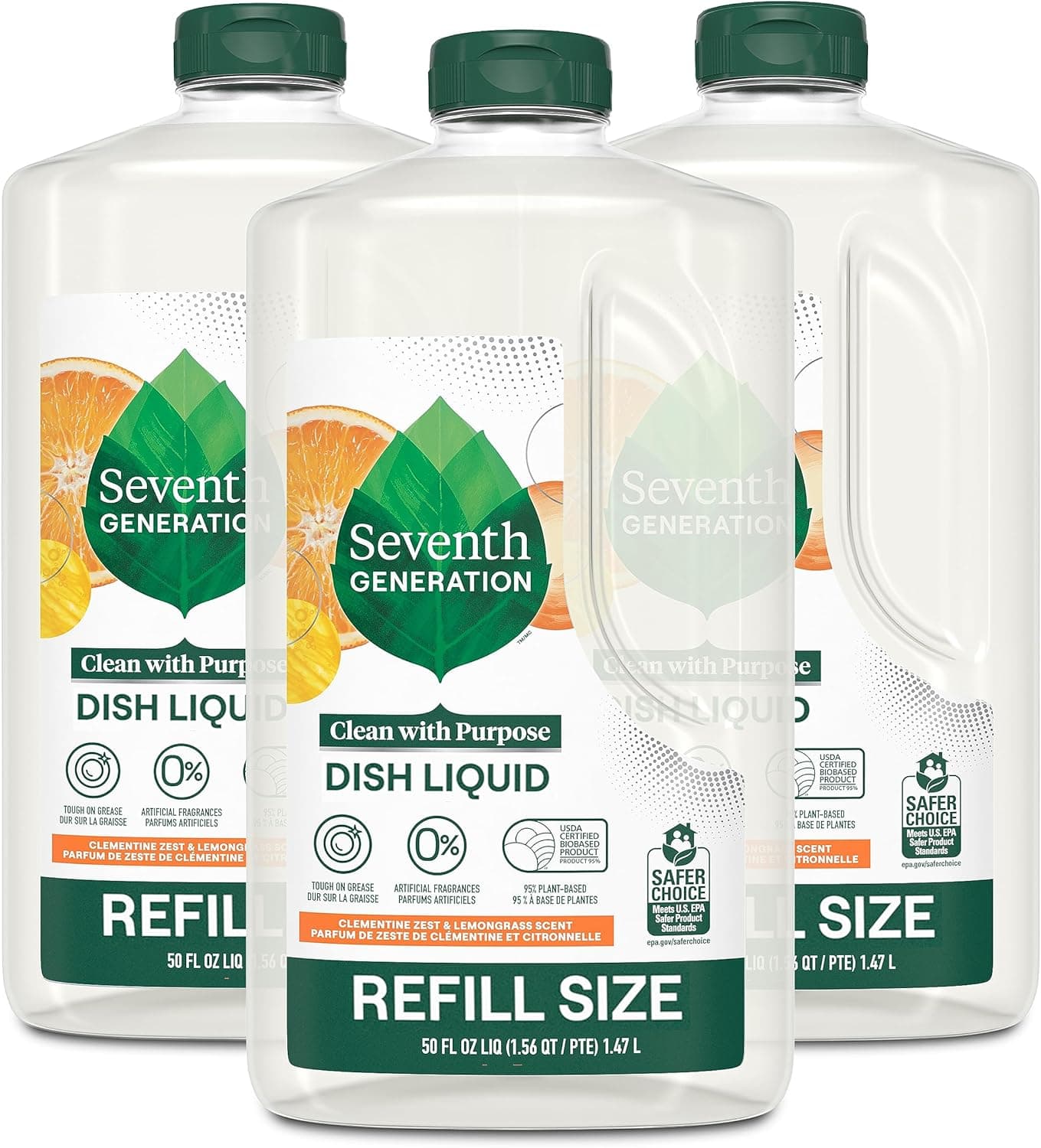 Seventh Generation Hand Dish Wash Refill, 150 oz – $16.87, just 11 cents ea