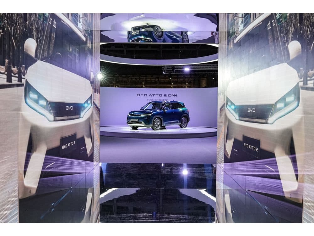 Automotive, BYD launches the ATTO 2 DM-i Super Hybrid in Europe with test drives