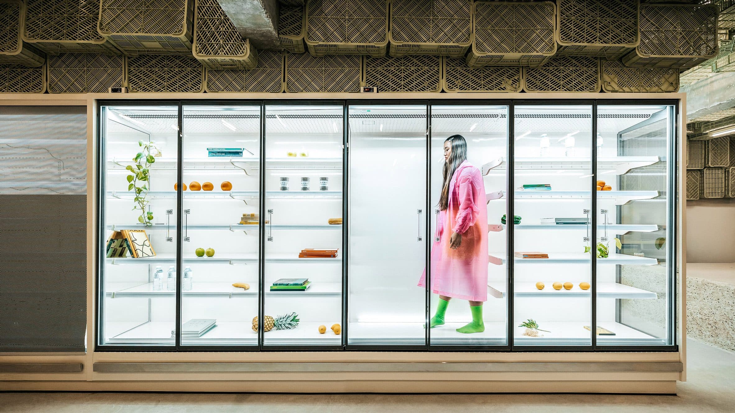 Plastic Box store is "a brutalist art gallery disguised as a supermarket"