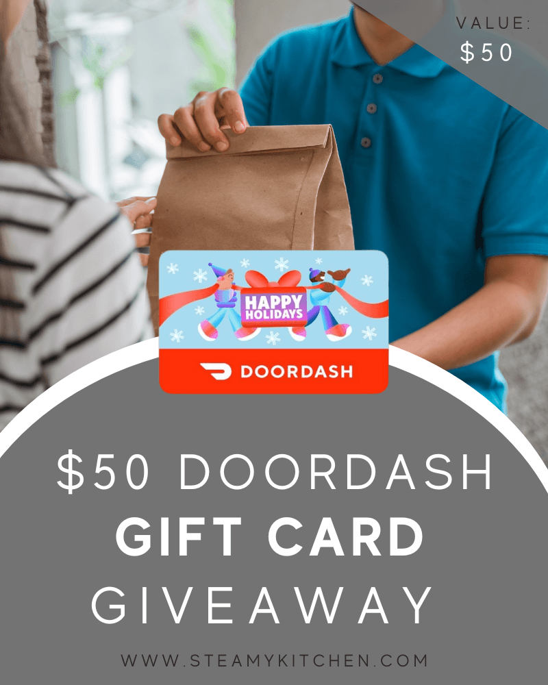 $50 DoorDash Gift Card Giveaway!
