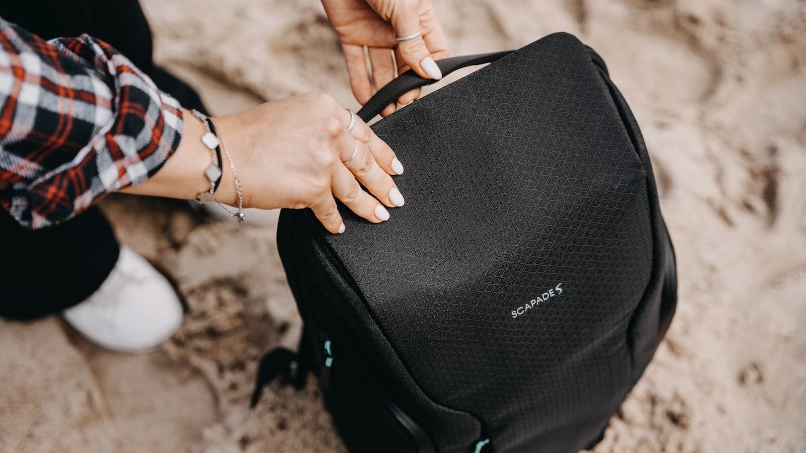 Scapade AirPack Travel Backpack with Apple Find My