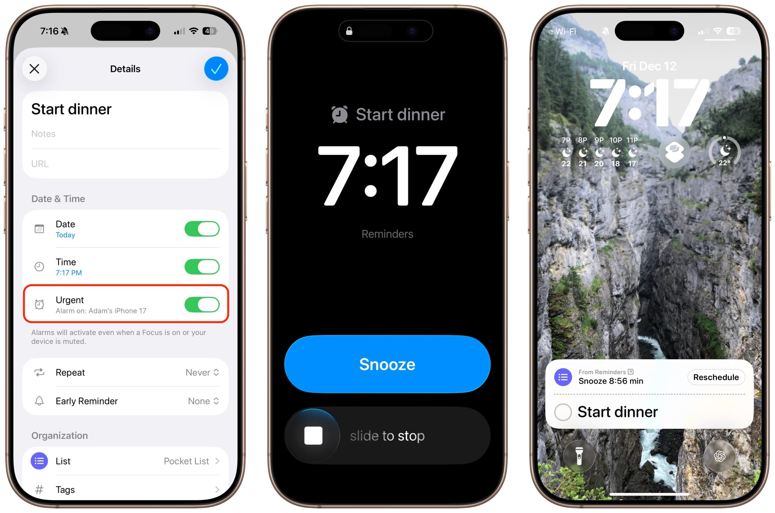 OS 26.2 Adds Reminder Alarms, Edge Light, Podcast Chapters, and Enhanced Safety Alerts