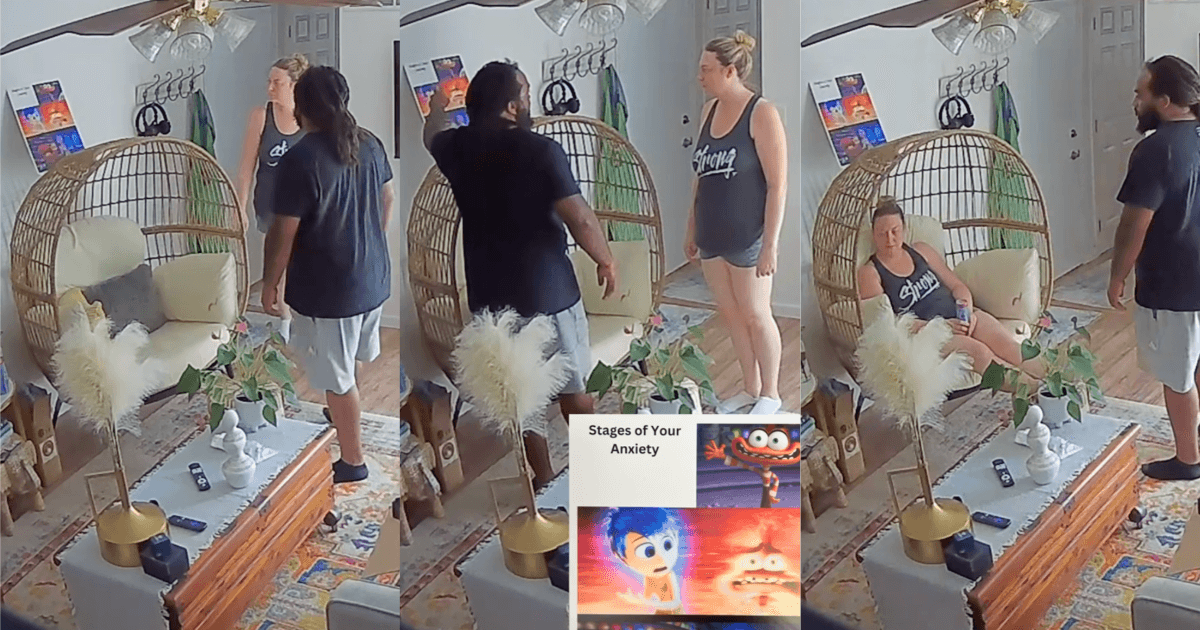 A TikTokker Made His Wife An Anxiety Chair So She Could Deal With Her Stress